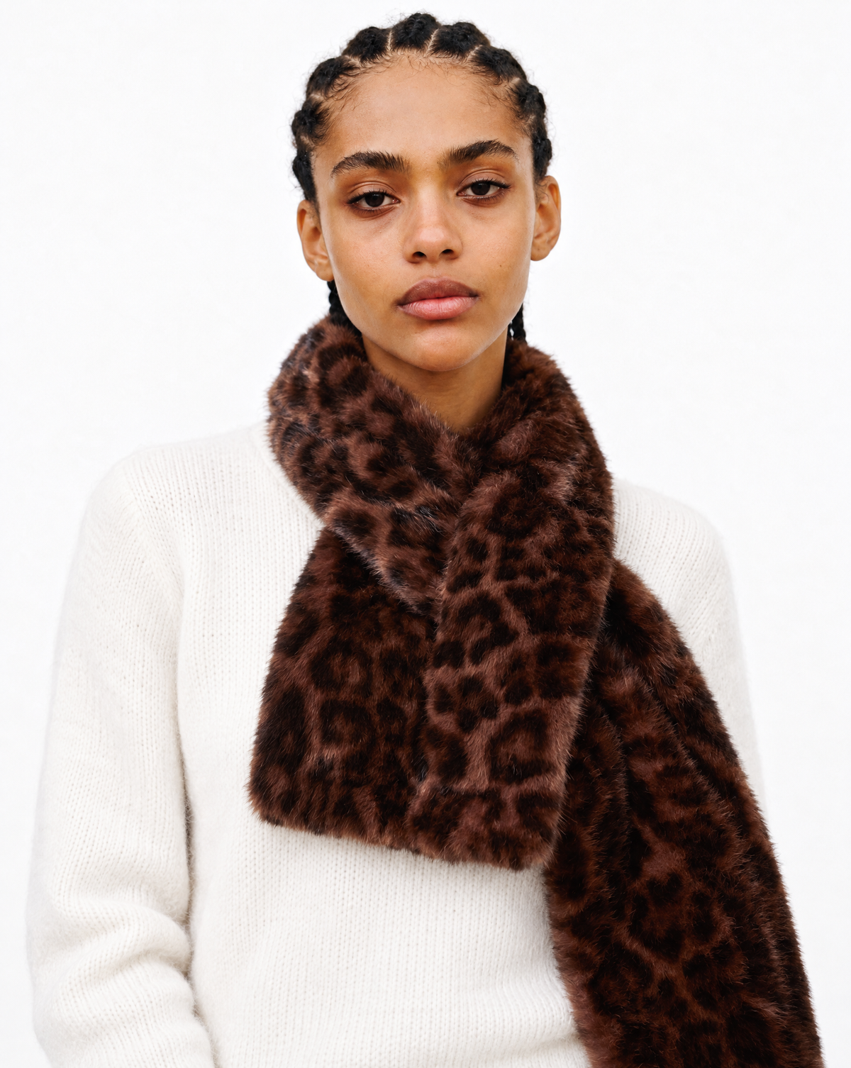 Faux fur scarf