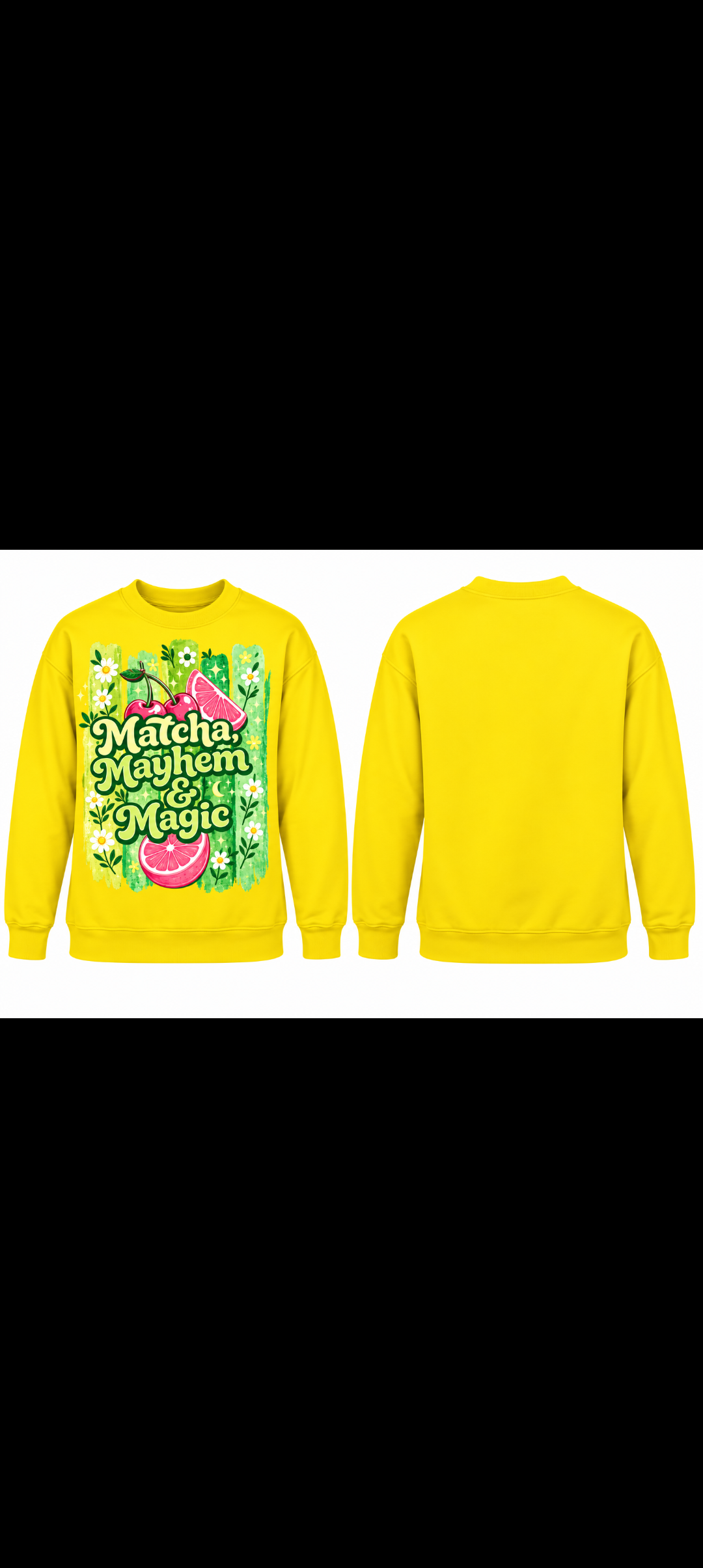 Matcha graphic sweatshirt