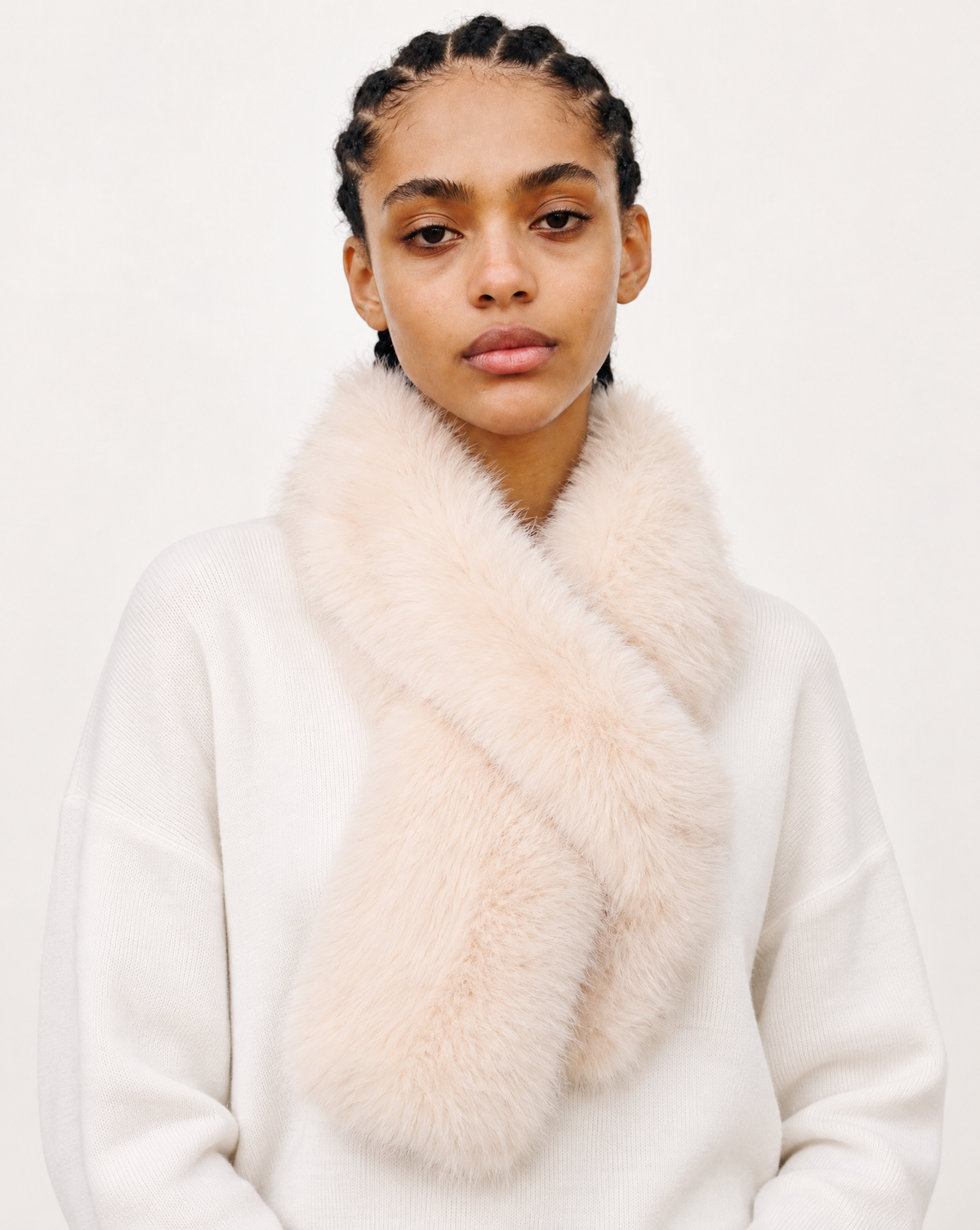 Faux fur scarf