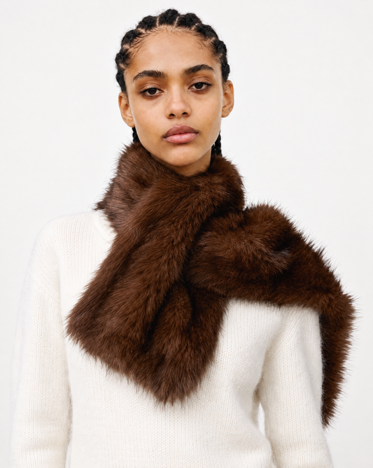 Faux fur scarf