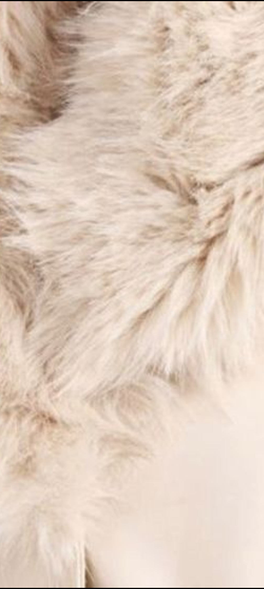 Faux Fur Trim Belted Coat – stone - ivory