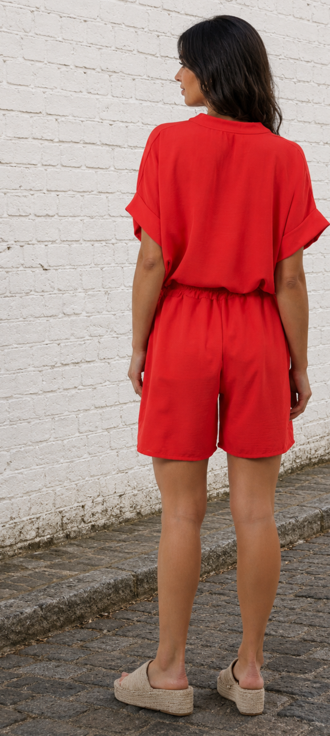 Scarlett red co ord lightweight set