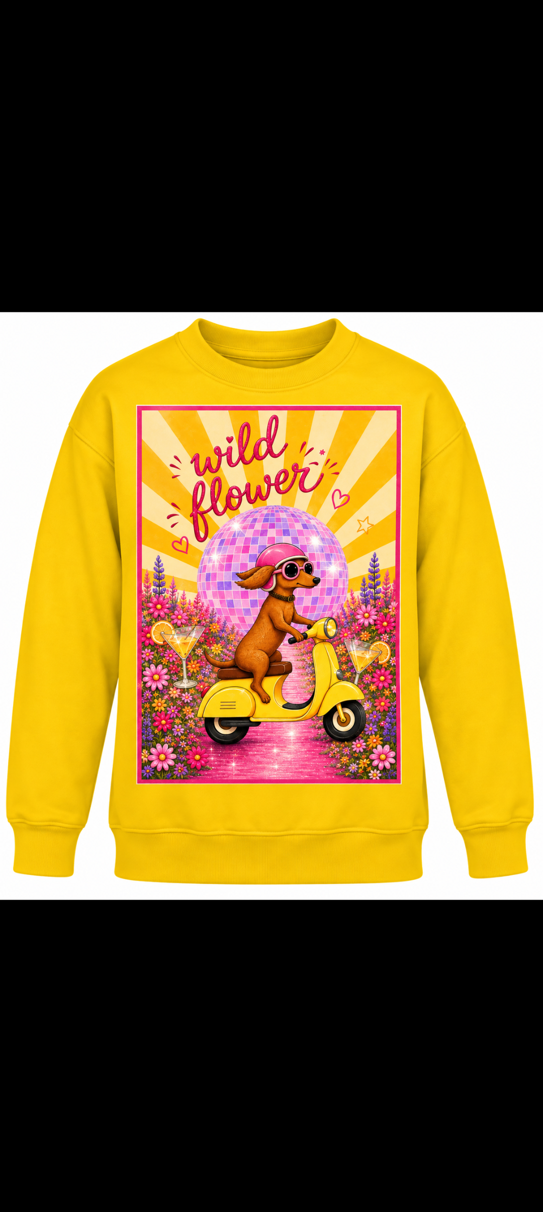 Wild flower sweatshirt
