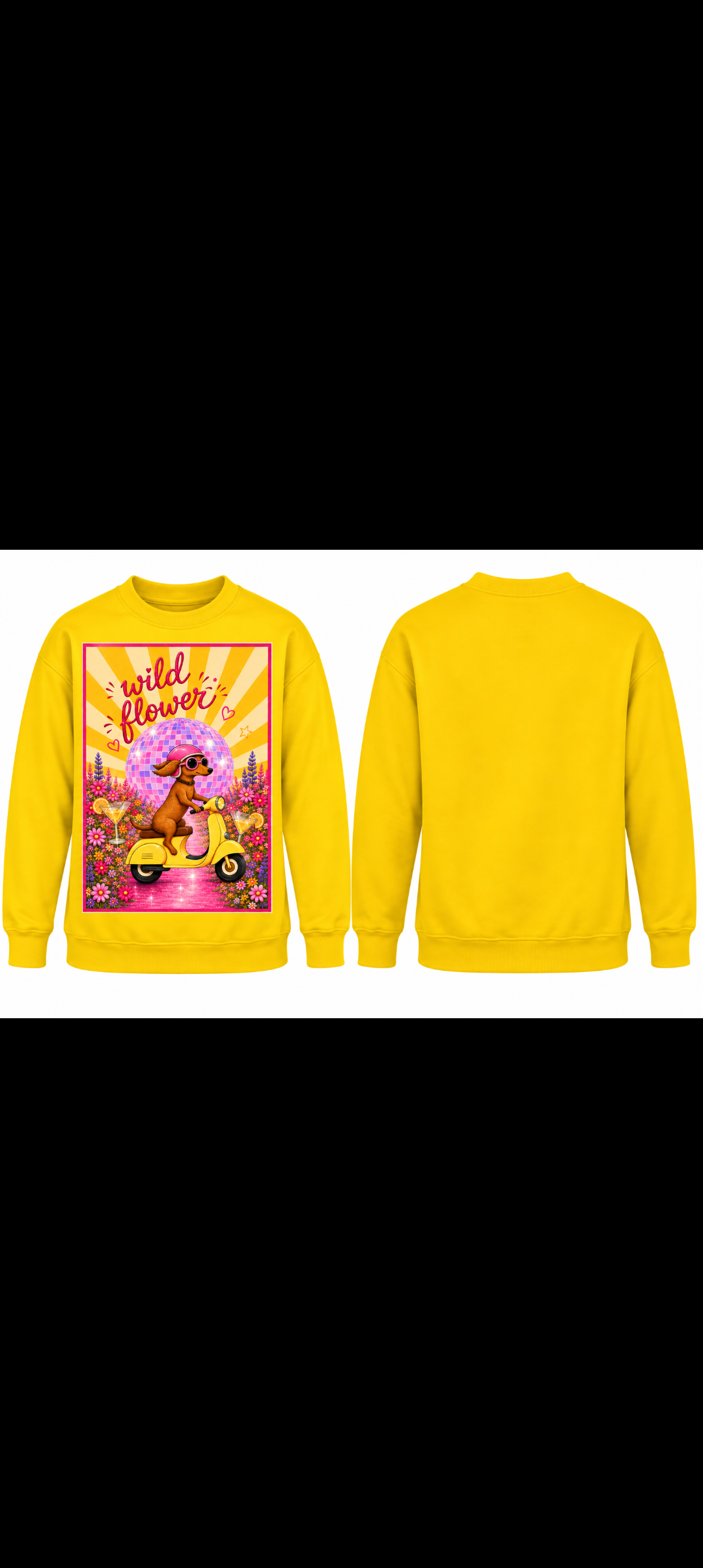 Wild flower sweatshirt