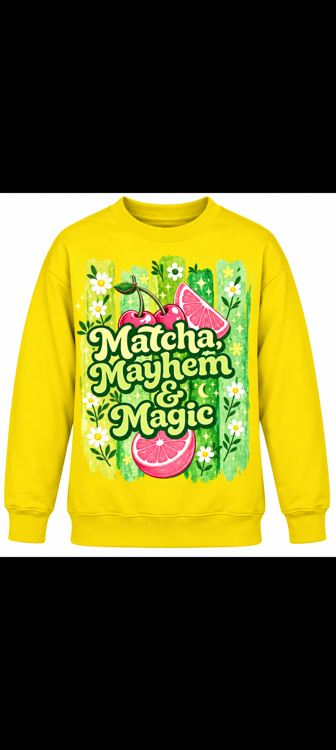 Matcha graphic sweatshirt